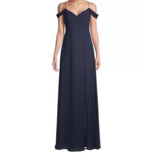 Bill Levkoff Chiffon Sweetheart A-line Bridesmaids Dress